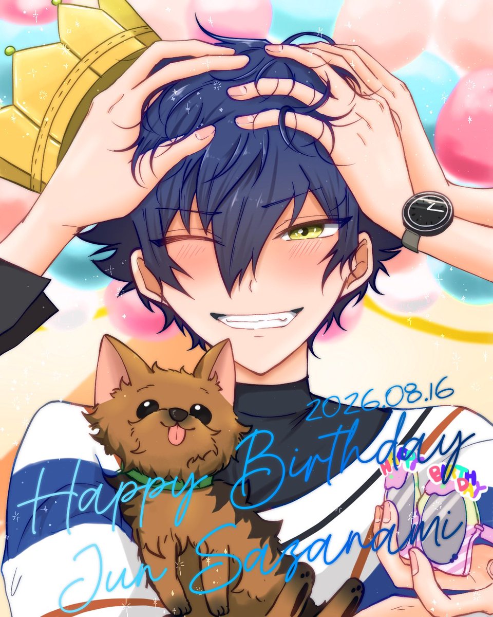 Rion_0w0's tweet photo. ジュンくん誕生日おめでとう🎉🎂
みんなにいっぱい祝ってもらってね🍓

#漣ジュン誕生祭2026
#漣ジュン生誕祭2026 https://t.co/2946Z7O75w