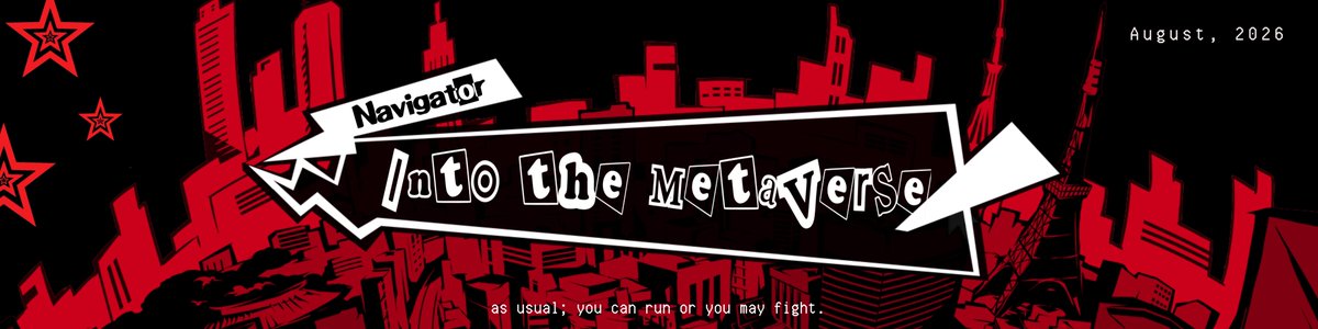 ShinkaiPopBase's tweet photo. ⠀ 

𝙍egistration: 𝙊pen. 

Register yourself as a Phantom Thief. If you've been wondering when you can finally get in, the time is now. Or you may try to flee while you still can.

☍ https://t.co/Adqrae1e1x

︎ ︎ ︎ ︎ ︎ ︎ ︎ ︎︎ https://t.co/0wkSQ7Ow0Y