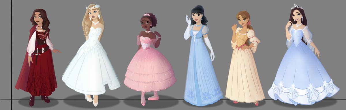 artemislover77's tweet photo. Here is the entire 1st line up! 👑

Which one is your favorite?

#oc #princesses #procreate #digitalart #art https://t.co/YaWARPNeIE
