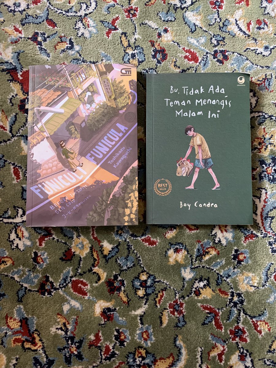 mourningdeer's tweet photo. Wts buku funiculi funicula berdua 60k aja

kalau ada yang mau ditanya rep disini aja, dmnya error #zonauang https://t.co/Z9IzQUq306
