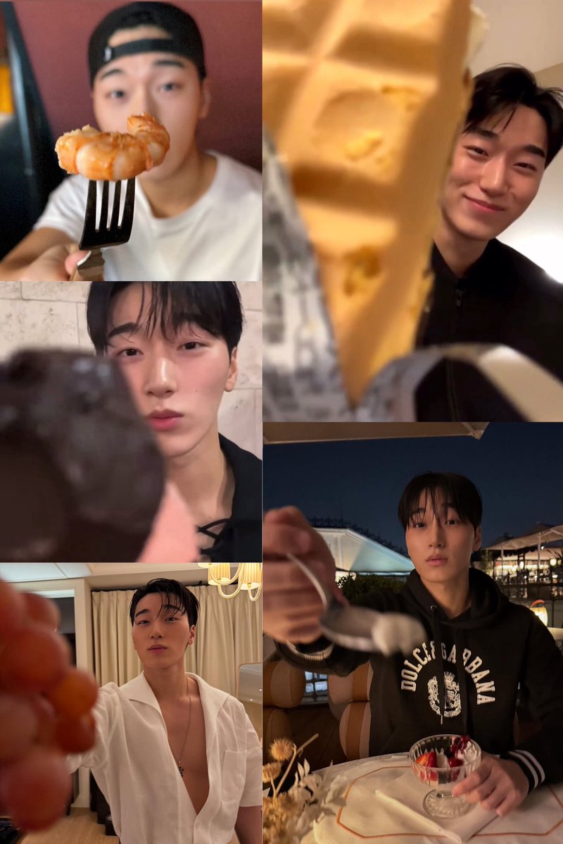 Saniberrycake's tweet photo. I LOVE San’s ‘모고바 ’(try this) series!!! 🍴
#최산 https://t.co/X0VWqMmxf8