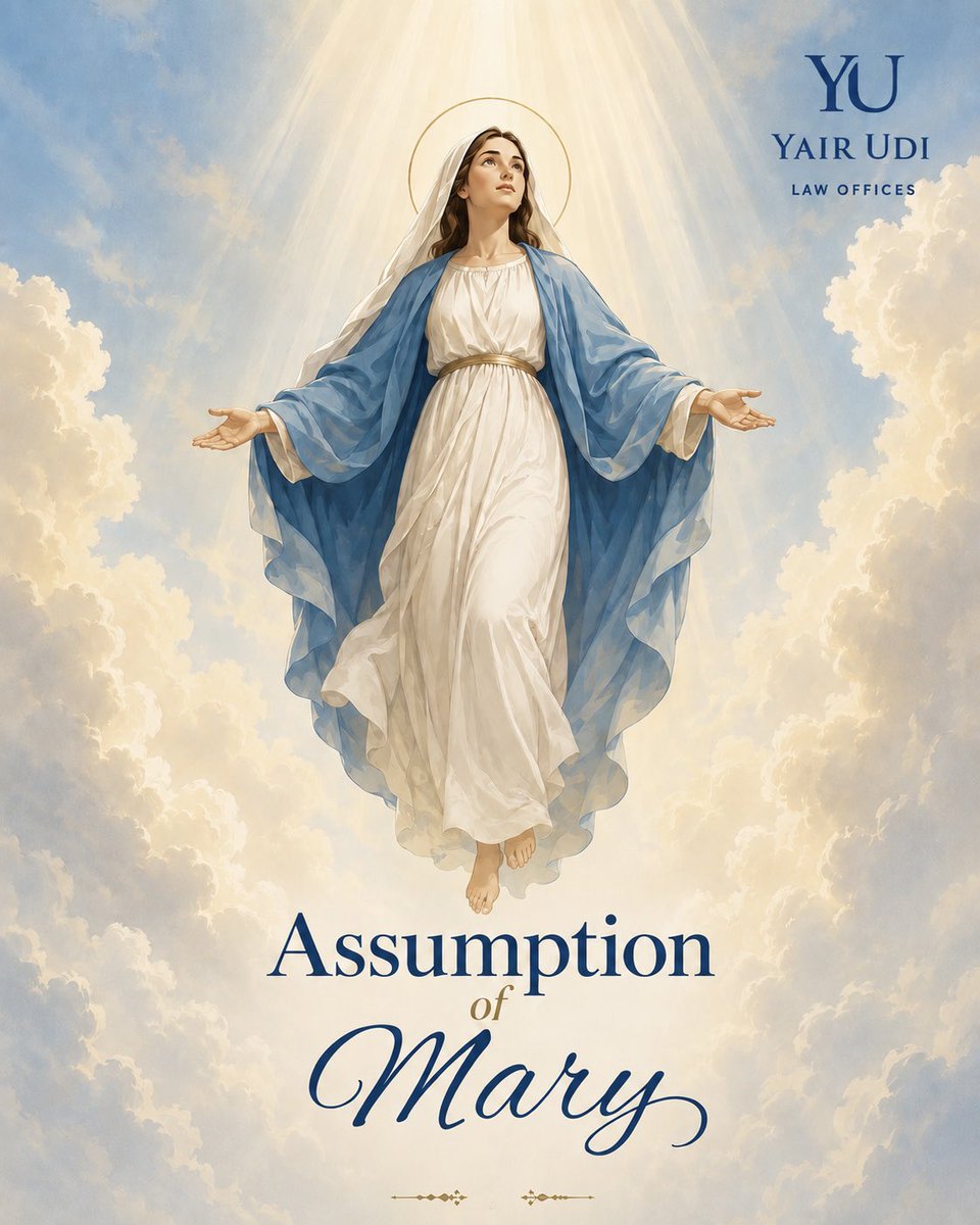 YULawTLV's tweet photo. Celebrating the Assumption of Mary. 🙏💙 May this sacred day bring peace, faith, and blessings to all. 🕊️✨

#AssumptionOfMary #BlessedVirginMary #Faith #Peace #Blessings https://t.co/H4UsmzNYqF