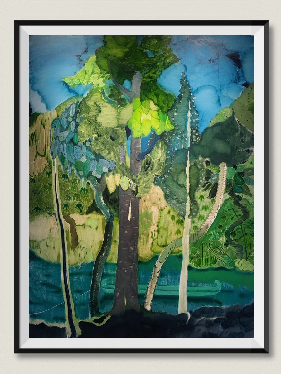 DewayneBoe74440's tweet photo. Get lost in the fluid brushstrokes of this street art mural—every color tells a quiet, vivid story. Come feel art, don’t just look at it!， https://t.co/RjCbJBQUDv