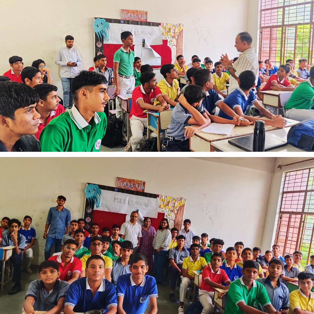 officialaadhaar's tweet photo. Celebrating #InternationalYouthDay 2026 with 60 students from Grade 9 at Gautam Budhha Balak Inter College, Noida!

Thank you to Capgemini volunteers Mr. Ashish Goel, Mr. Hardik Budhiraja and Mr. Abhishek Kumar Arya for making the session meaningful!🌟

#IYD2026 #LifeSkills https://t.co/cbv7bOemaV