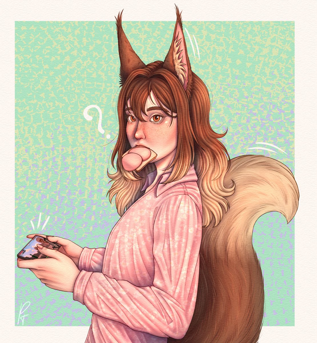 pterodaktil_'s tweet photo. Another prize🥪🐿️

#art #OCs #artmoots https://t.co/e7ecfbg21d