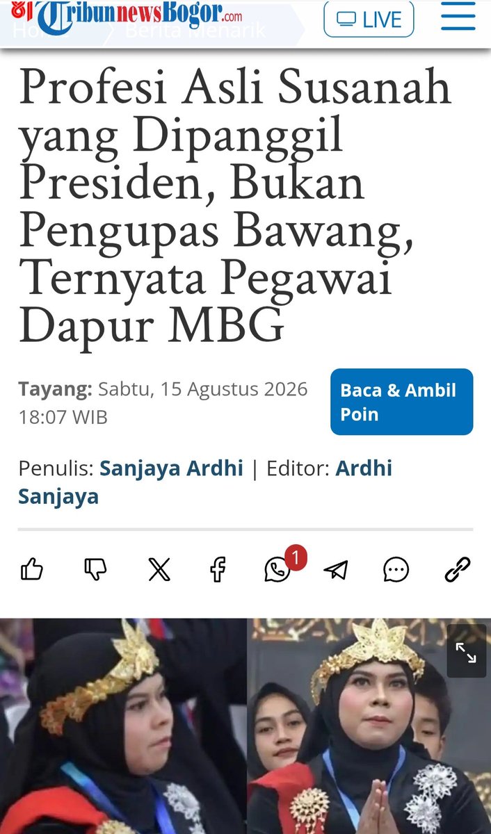 MurtadhaOne1's tweet photo. TERBONGKAR

Tenyata pegawai dapur MBG🤣 https://t.co/PeMp7JXdRe