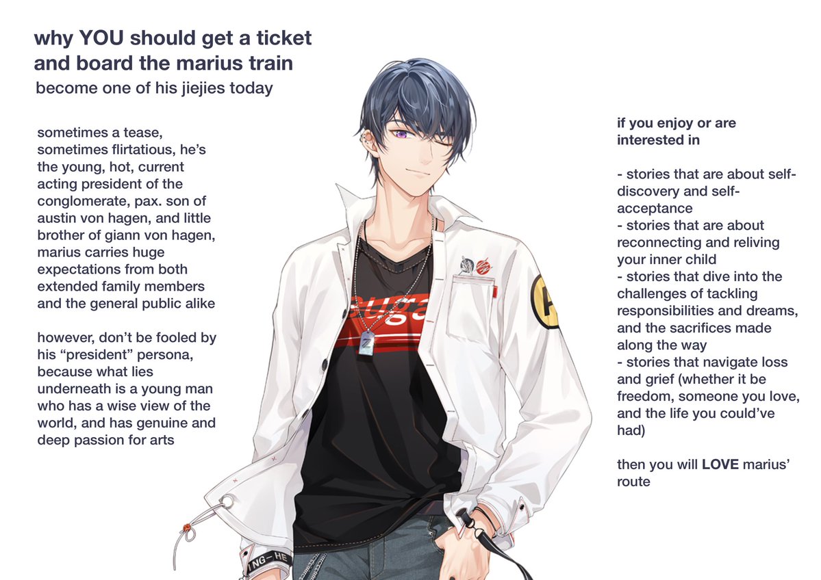 lujinghearts's tweet photo. that marius post is gaining traction and has some curious onlookers so here’s a small board on why you 🫵 should come aboard his train. become his jiejie today! https://t.co/ZSCOERYUgU