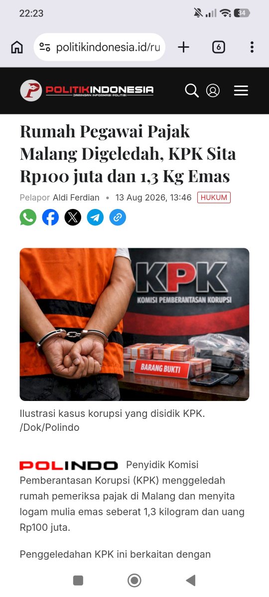 xorleon's tweet photo. @DivHumas_Polri Sebenernya di malang ini banyak sekali pejabat korupnya pak, cuman jauh dari sorotan ibukota saja.....coba aja diperiksa satu persatu, mulai pajak, kemudian BPN pertanahan dll.... Banyak pencucian uang kok. @Gerindra @PDemokrat @detikcom @DPR_RI @KPK_RI https://t.co/lNkkXlzTEe
