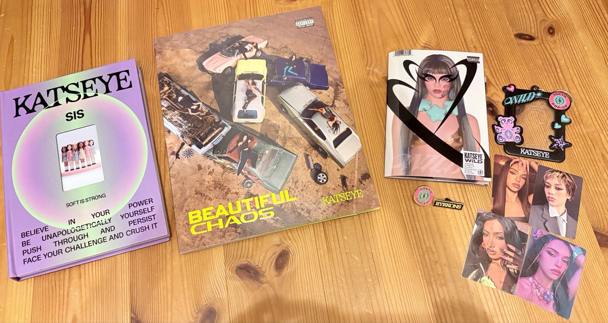 Army_AgainstD_'s tweet photo. 本日の戦利品🤩
WILDのランダムと購入特典でダニエラが出てきて大歓喜🎉　推し×推しです！
#KATSEYE
#WILD https://t.co/osCcBAIVEu