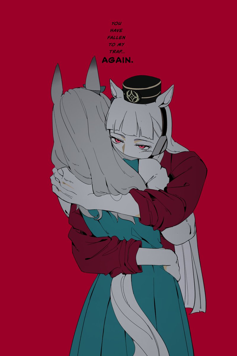 JunClaunce's tweet photo. #GorumakuWeek2026 Day 6: toxic💋
Everyone says McQueen always falls for Gold Ship's little tricks... But what if she never actually does? What if she's simply been playing along all this time? 
#gorumaku
#ゴルシマック
#ゴルマク https://t.co/OzwT5XulGQ