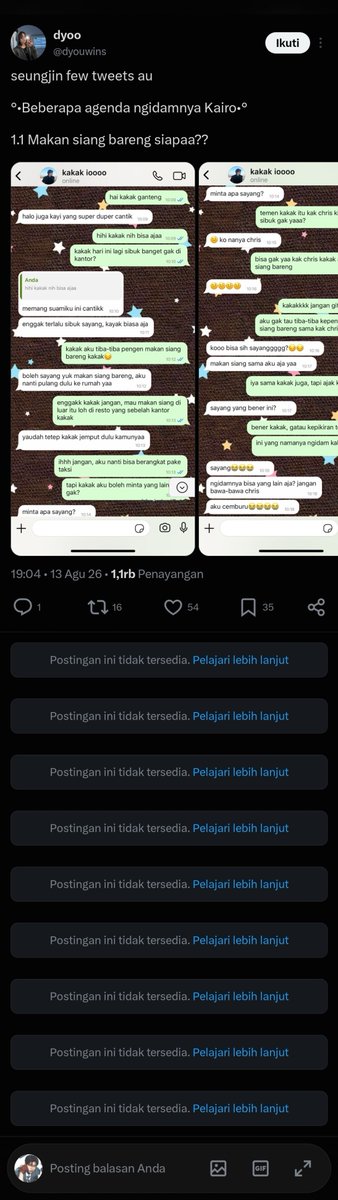 dyouwins's tweet photo. jujur kaget ini literally semua yang not available😭 apa karena akhir akhir ini aku terlalu spam? biasa yang aku tau cuma 1 atau 2 part aja yang ilang ini beneran semua😔 https://t.co/QjQpcmZdfy