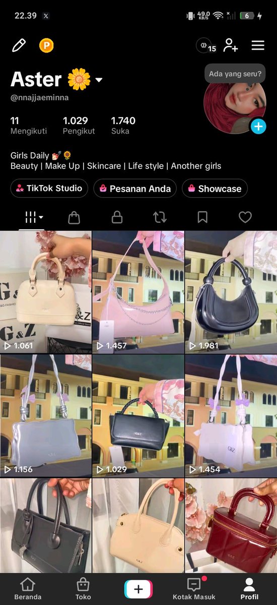 ecionala's tweet photo. @tokovellis kak aku nitip acc tiktok f1k 100k
konten original, (dijual karena udh gnti kerja bkn di g&amp;z lg)
aff+kerkun on kak
bisa dm tiktok/tanya² di dm aku 
live on semua https://t.co/weOLmltFUJ