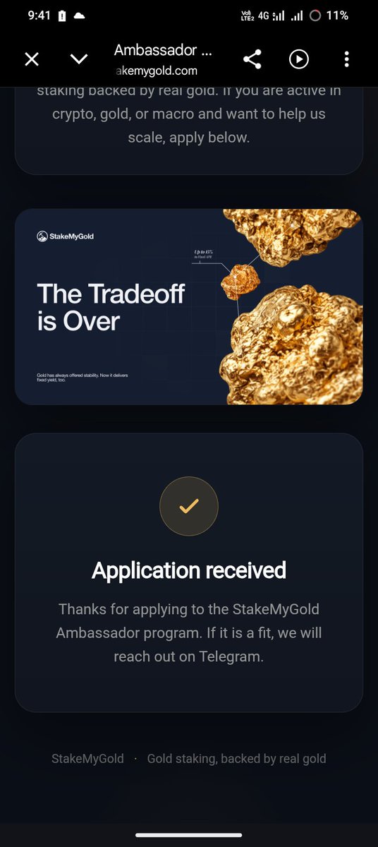 ARSanto864541's tweet photo. @stakemygold Done ✅ https://t.co/e1gYhmPDID