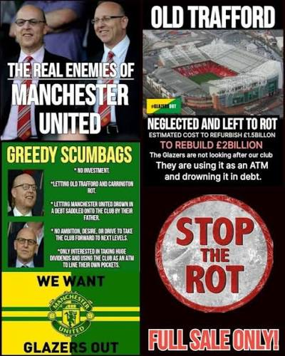 Gazelliottmufc's tweet photo. #GlazersOut 
#GlazersAreVermin https://t.co/EttHdOf9LN