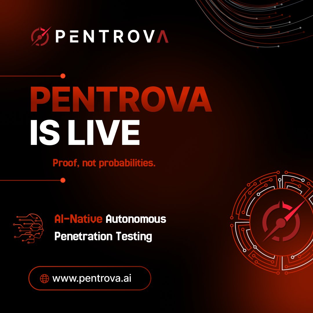 PentrovaAI's tweet photo. InfoSec is drowning in "AI" wrappers that just generate more false positives. We built the exact opposite.

Meet PENTROVA. 🎯

An AI-native autonomous penetration tester that actually validates exploits before it alerts you.

We don't do theoretical risks. We give you Proof, not probabilities.

Live today: https://t.co/eM7VP3I0cH

#CyberSecurity #VAPT #RedTeam #InfoSec