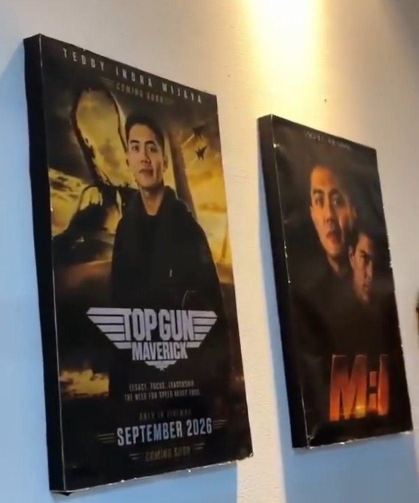 reftif_'s tweet photo. Beberapa  judul film :

>Mantanku ternyata Ceo Kopdes

>Cintaku bersemi di sekolah rakyat

>Kampung Nelayan merah putih

>check me if you can, Indonesia yang lebih sehat

>Tiga Juta Atap harapan

>Teddy Indra Wijaya Mission Impossible

>The Avengers : Misi Prioritas Nasional https://t.co/C7dWzFfGKs
