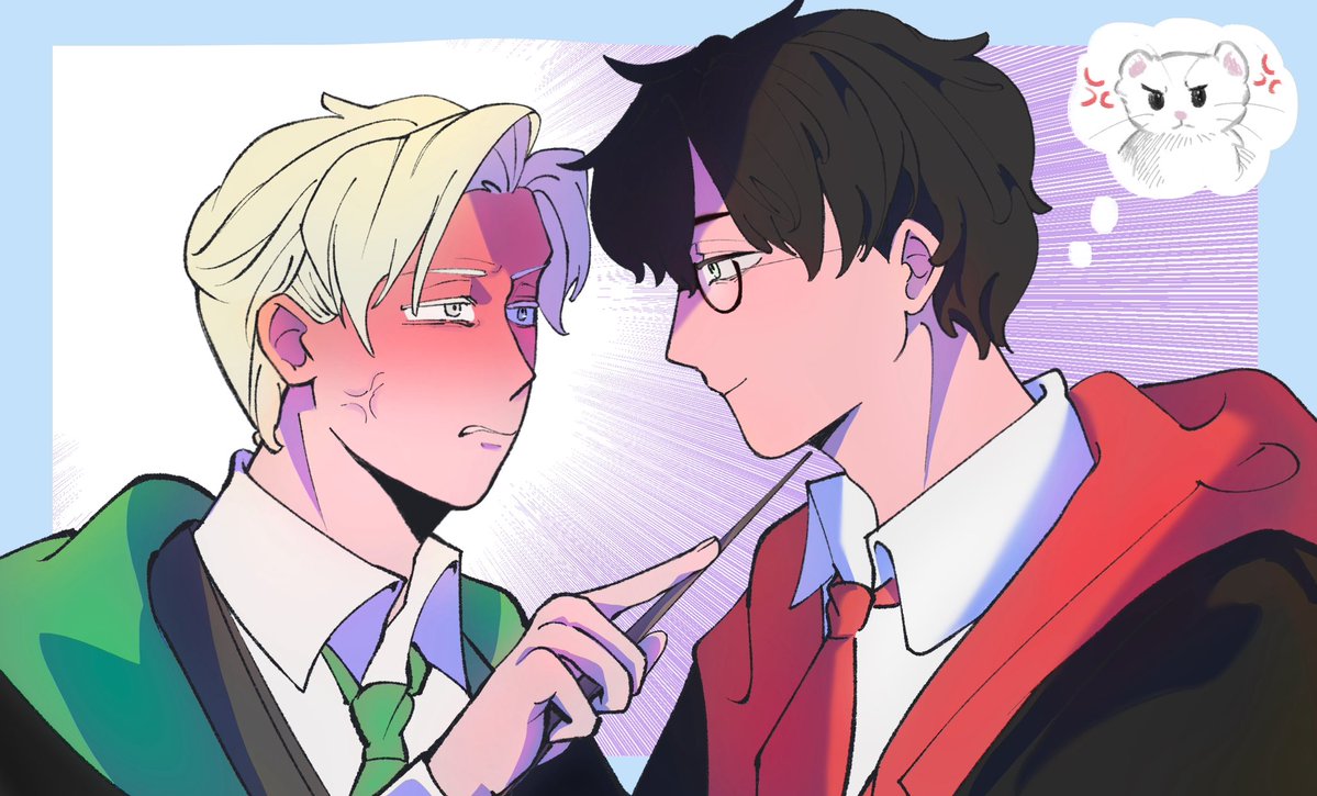 kin_yu07's tweet photo. ⚡️🐍💢
#HPDM #Drarry https://t.co/ObgXBRNDVd