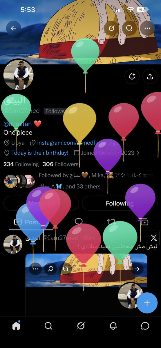 nwena_benhalom's tweet photo. @Iam27med Happy birthday 🎉 https://t.co/HnxPPtegBZ