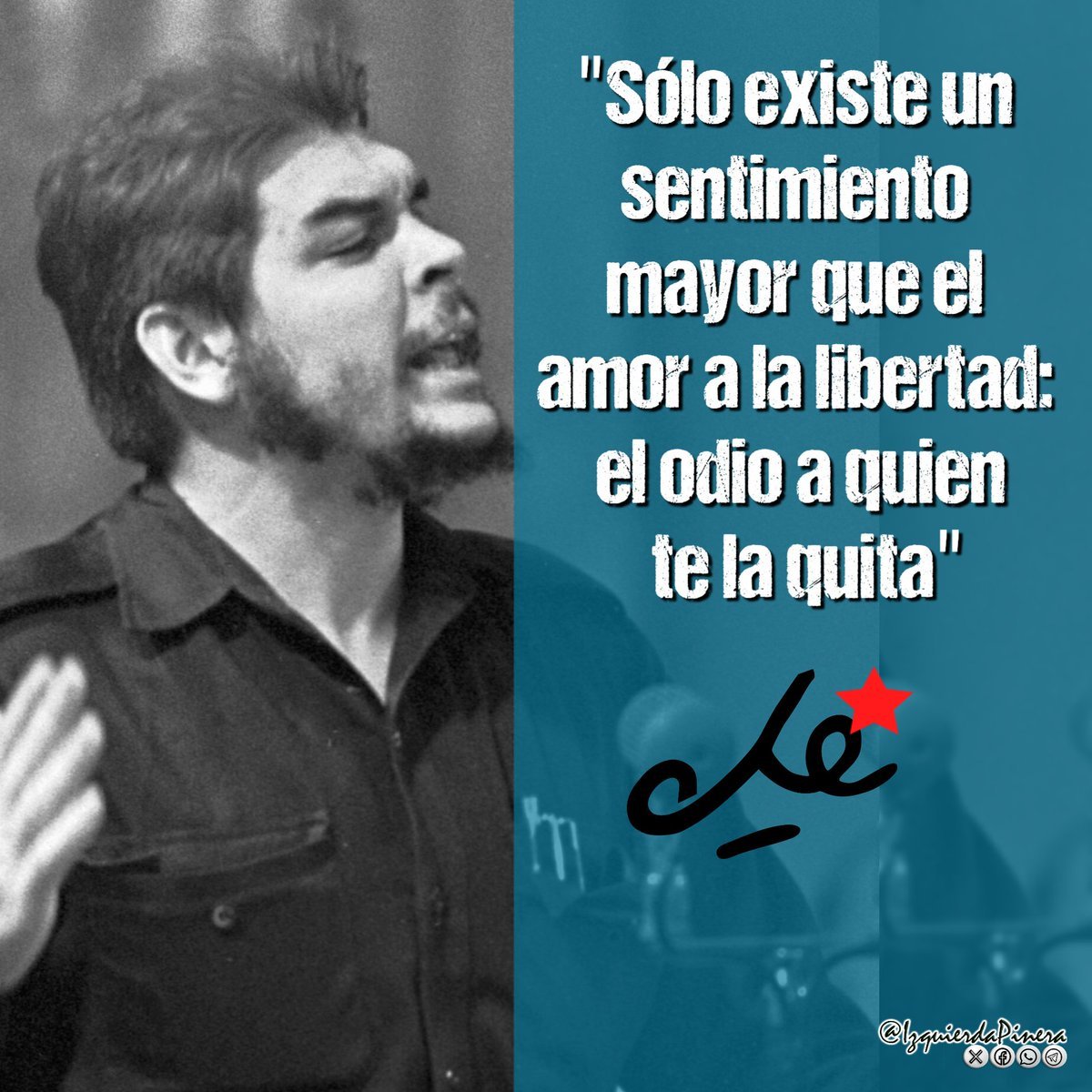 YanetAcostaP's tweet photo. #CheComandanteAmigo
#CubaVencera
#AbajoElBloqueoYanqui https://t.co/C4RJHDcAfk