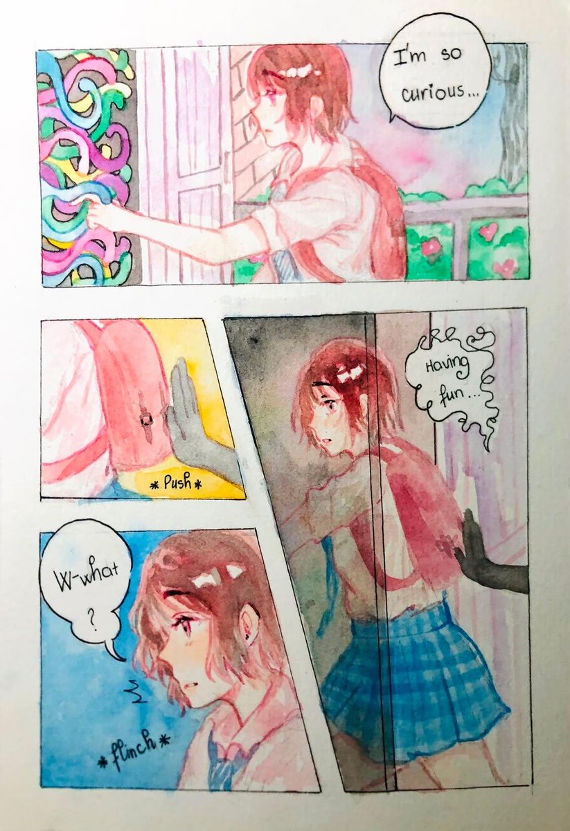 WildCardClubs's tweet photo. [Alternate dimension] (Pt1)
•By me and @umeereooooooo•
Hanni's world is full of vibrant color,  while Minji's world is dull and Grey. Neith of them can fully grasp the concept of a world opposite of theirs. 🧸🦦 https://t.co/lbFzaU93SQ