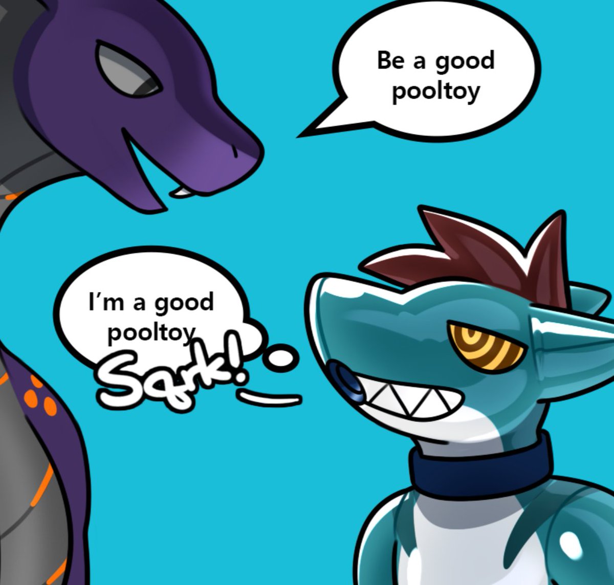 Qundium's tweet photo. It's pooltoy season! Sqrk! https://t.co/l5fTsjCkSY