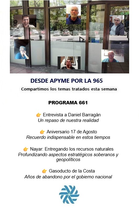 ApymeMdp's tweet photo. DESDE APYME: RESUMEN DE NOTICIAS - PROGRAMA 661
https://t.co/CMokxlZB40 https://t.co/btZsJ523T8