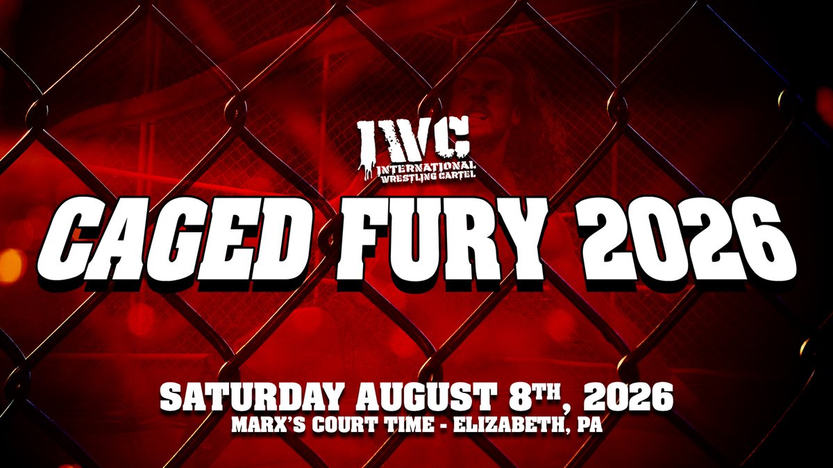indiewrestling's tweet photo. JUST ADDED

@IWCwrestling presents
Caged Fury 2026

Featuring

@zachnystrompro v @sladewrestler
@realdanimo v @_AvaBrooks_ 
@WesBarkley v @The_Mandimee 
@GanonJonesJr v @austinblayze500 
+ @DukeDavisTME @TheAndrewPalace &amp; more!

Watch it now
https://t.co/OEQ9BLBHSx https://t.co/fX232LXFym