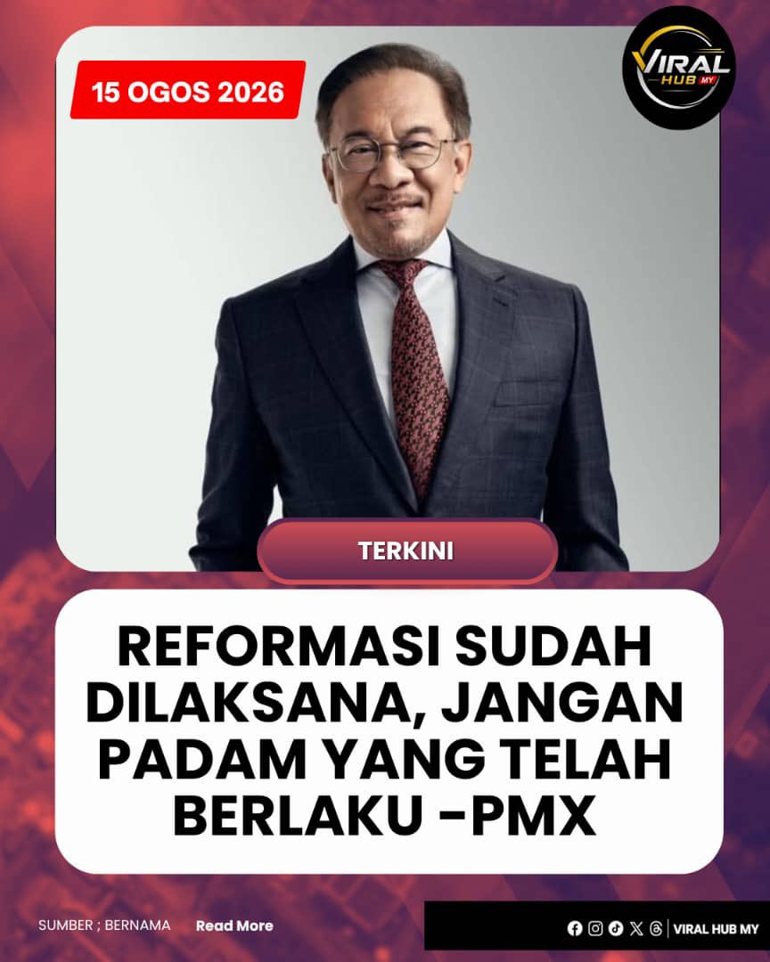 enasqaryna's tweet photo. 🔥🔥REFORMASI SUDA DILAKSANA, JANGAN PADAM APA YANG TELAH BERLAKU- PMX🔥🔥🇲🇾❤️
15 Ogos 2026, MITC Melaka.
Reformasi sudah dilaksanakan.
RM15 Bilion Bantuan. Gaji Min RM1700. +15% Penjawat Awam.
Setuju tak? Komen 👇
#Reformasi #PMAnwar #Keadilan #MalaysiaMADANI
@anwaribrahim https://t.co/OegtXTi0P9