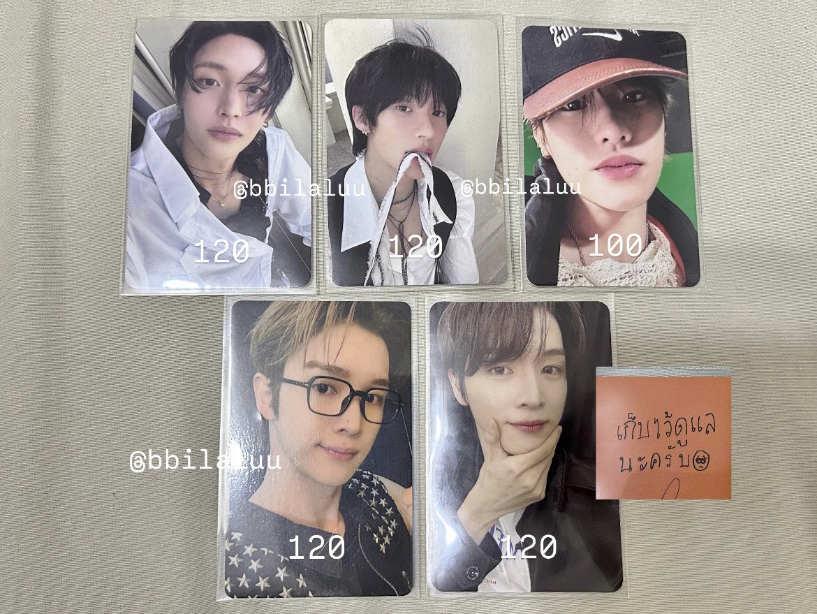 bbilaluu's tweet photo. พร้อมส่ง wts♥️♥️

♡ วอนบิน แอนตัน fame
♡ โซฮี odyssey
♡ ซองชาน all of you
♡ ซองชาน shopee ลายมือภาษาไทย

ราคาในภาพรวมส่ง รับผ่อนรับมัดจำนะคะ👩🏻‍❤️‍👩🏼
#ตลาดนัดriize #ตลาดนัดน้องข้า��� การ์ด เบเน https://t.co/zHY5M5kNgF