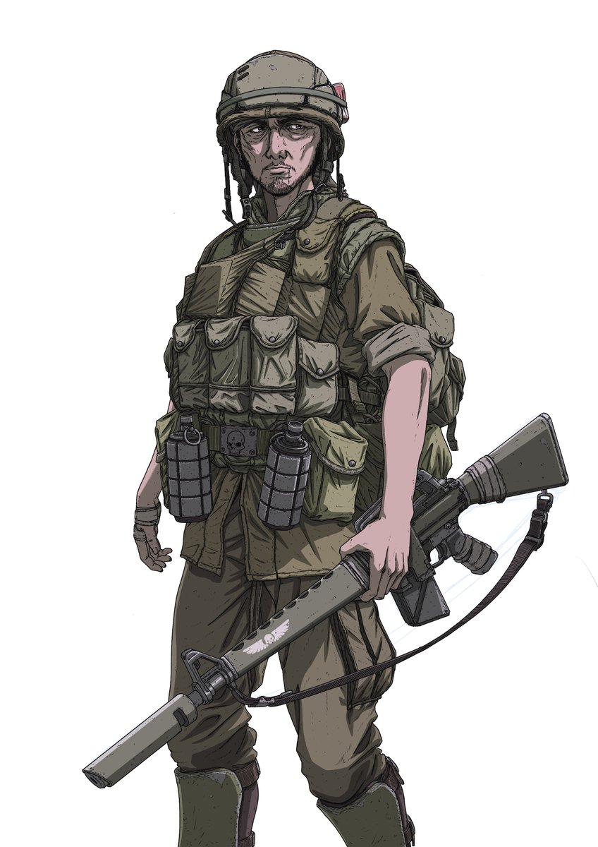 _n0bitaa's tweet photo. imperial guard concept commission from vgen https://t.co/kMeh7af9kw
