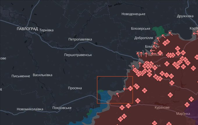 jalle51's tweet photo. The Kremlin will call it “regrouping” – but the trend is crystal clear !!!!

The map tells the story
Russia has abandoned the Dnipro axis not because Ukraine broke through, but because Russian units could no longer hold the line. 

Drone dominance attrition, and manpower exhaustion forced a withdrawal toward Donetsk.
 Expect the Kremlin to call it a “regrouping,” but the reality is simpler: the meat wave snapped.

 This is the pattern of a shrinking imperial project — not through dramatic defeats, but through systemic exhaustion.