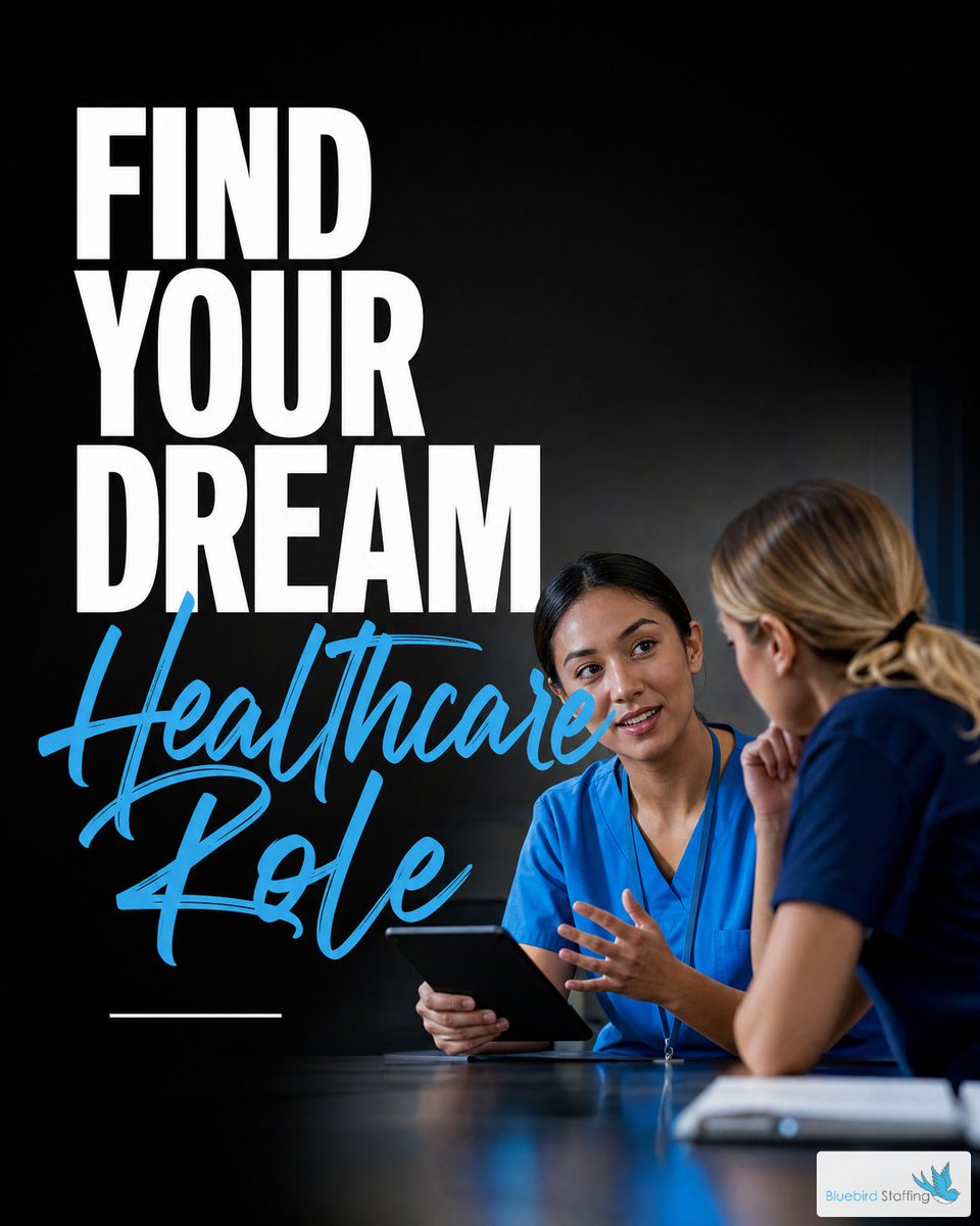 BluebirdStaff's tweet photo. Explore opportunities and let your next career move take flight: https://t.co/9XTbTuw0Z5

#HealthcareJobs #TravelNursing #AlliedHealthJobs #HealthcareCareers #BluebirdStaffing https://t.co/jmn8UTRXoe