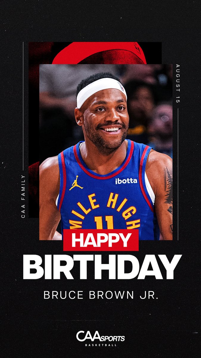 CAA_Basketball's tweet photo. Happy Birthday, @BruceBrown11 https://t.co/xKXQ45NEeX