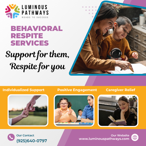 LP_ways's tweet photo. Behavioral Respite
Support for Individuals. Relief for Families. 💙

📞 Call: 925-640-0797
📧 admin@lpways.com
🌐 https://t.co/ofd4OXyDvB
#LuminousPathways #BehavioralRespite #RespiteCare #CaregiverSupport #FamilySupport #DisabilityServices #SpecialNeeds #CaregiverRelief https://t.co/mixdSJRXj1