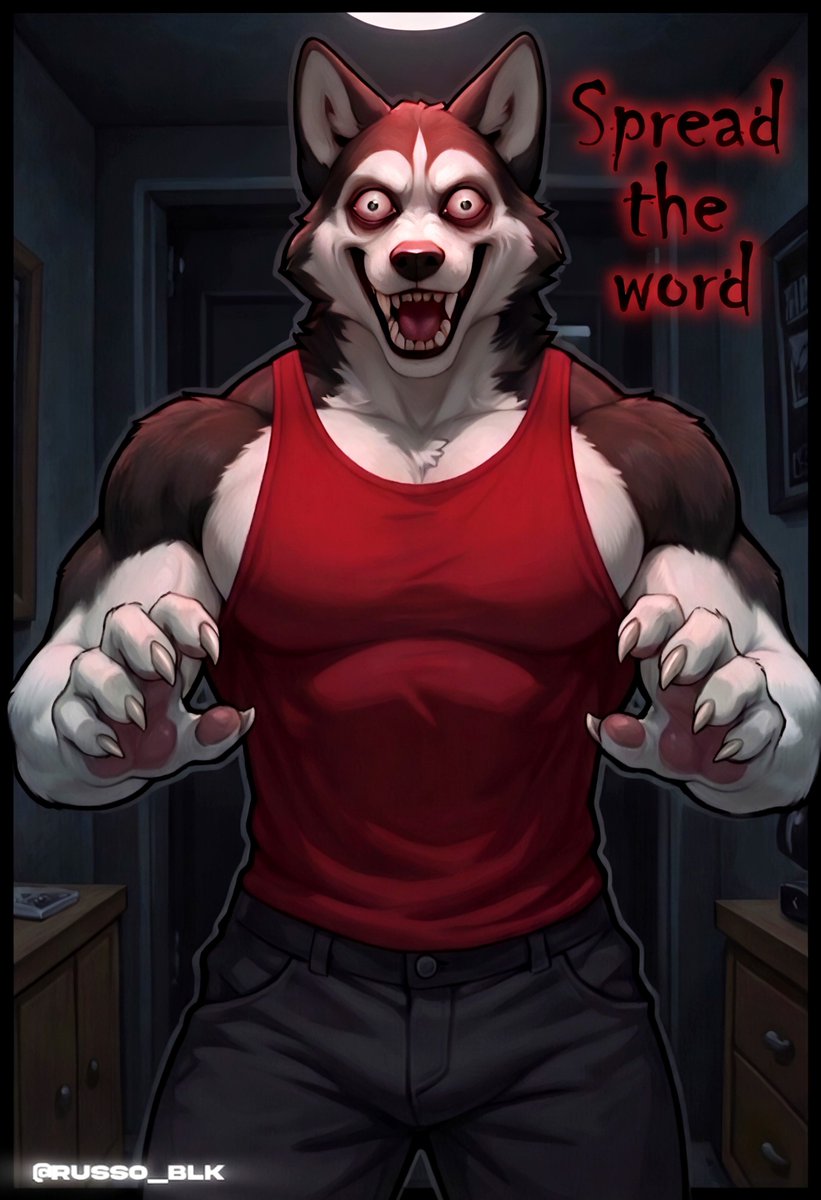 Russo_blk's tweet photo. You know what to do... 😏
#AIart #AIfurry #SFW_illustration #SmileDog https://t.co/5Wgxo2Ecgm