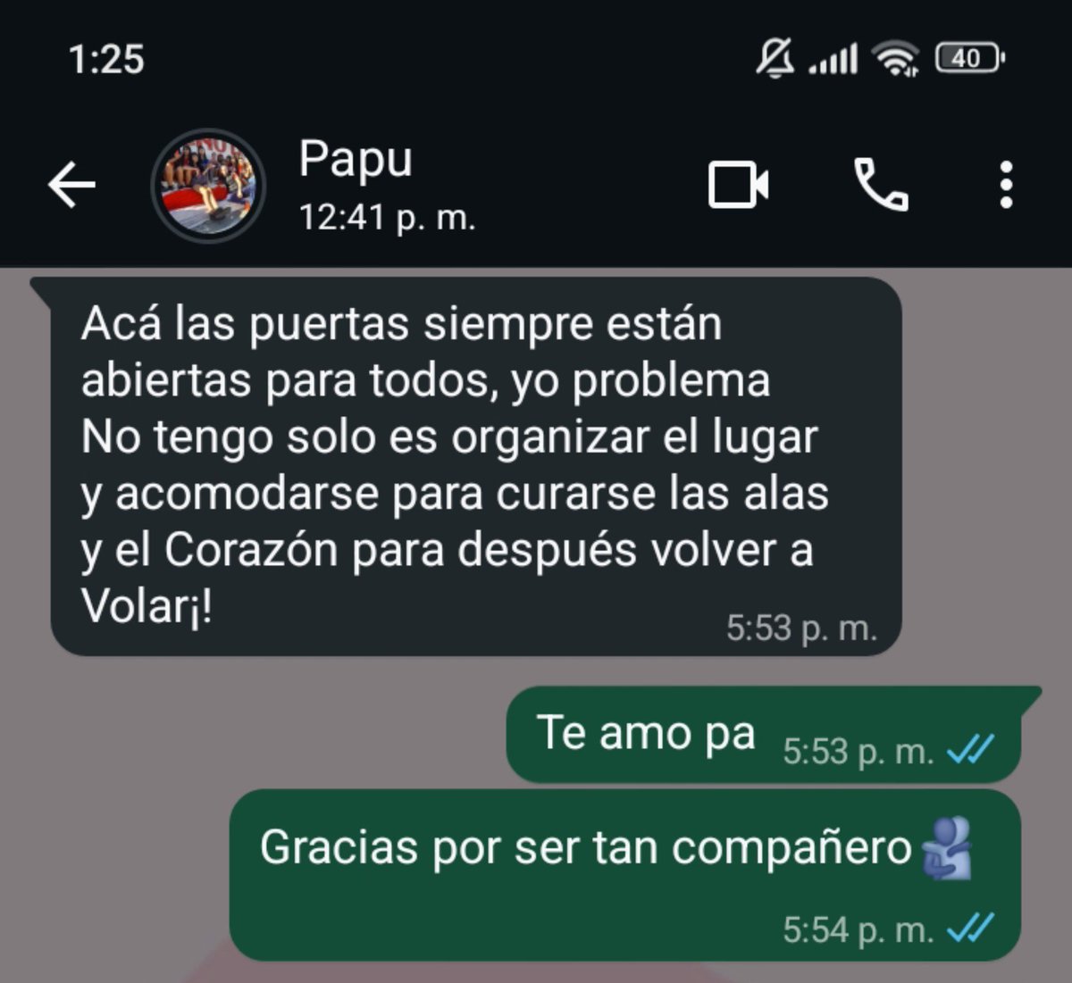 Caaamicdm's tweet photo. Mi papá cuando le dije que me quería separar🫂❤️‍🩹 https://t.co/mxjWOOSJ91