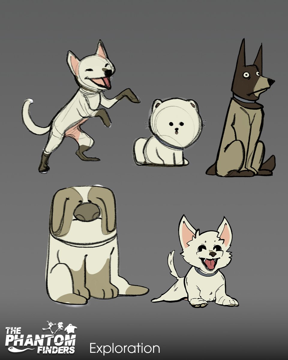Cienuma's tweet photo. Animal acting has to read fast. Milo’s posture, proportions and expressions were designed to preserve the same playful personality across every pose. Which one reads first? https://t.co/zx21CHaN5P