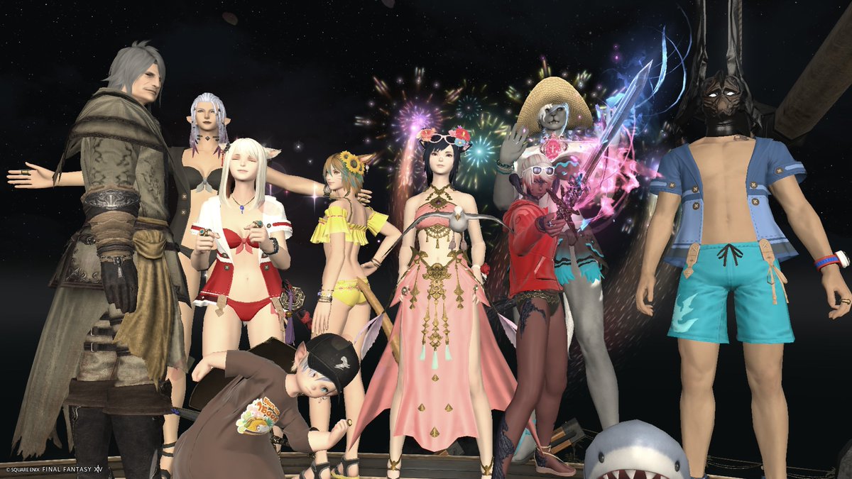 primeape_p's tweet photo. 昼にワカサギ釣りイベント開催して、
夜はフレンドと一緒にコスタの船登った！

ううむ。楽しい。
#ff14 https://t.co/u1GIF8nbuq