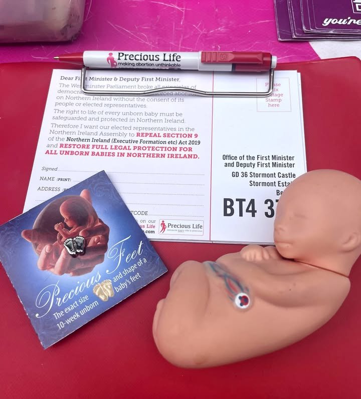 PreciousLifeCom's tweet photo. Sign our crucial petition to restore full legal protection for ALL unborn babies in Northern Ireland.
โ๏ธ๐ป
https://t.co/1ldOn6nRNb
#MakeAbortionUnthinkable #RepealSection9 https://t.co/8LJpQ8MRG7