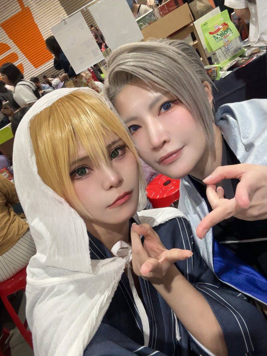 onekincos's tweet photo. NiCE2 ありがとうございました！
また来年

長義:夏実
国広:kin https://t.co/0HosYOs2zC