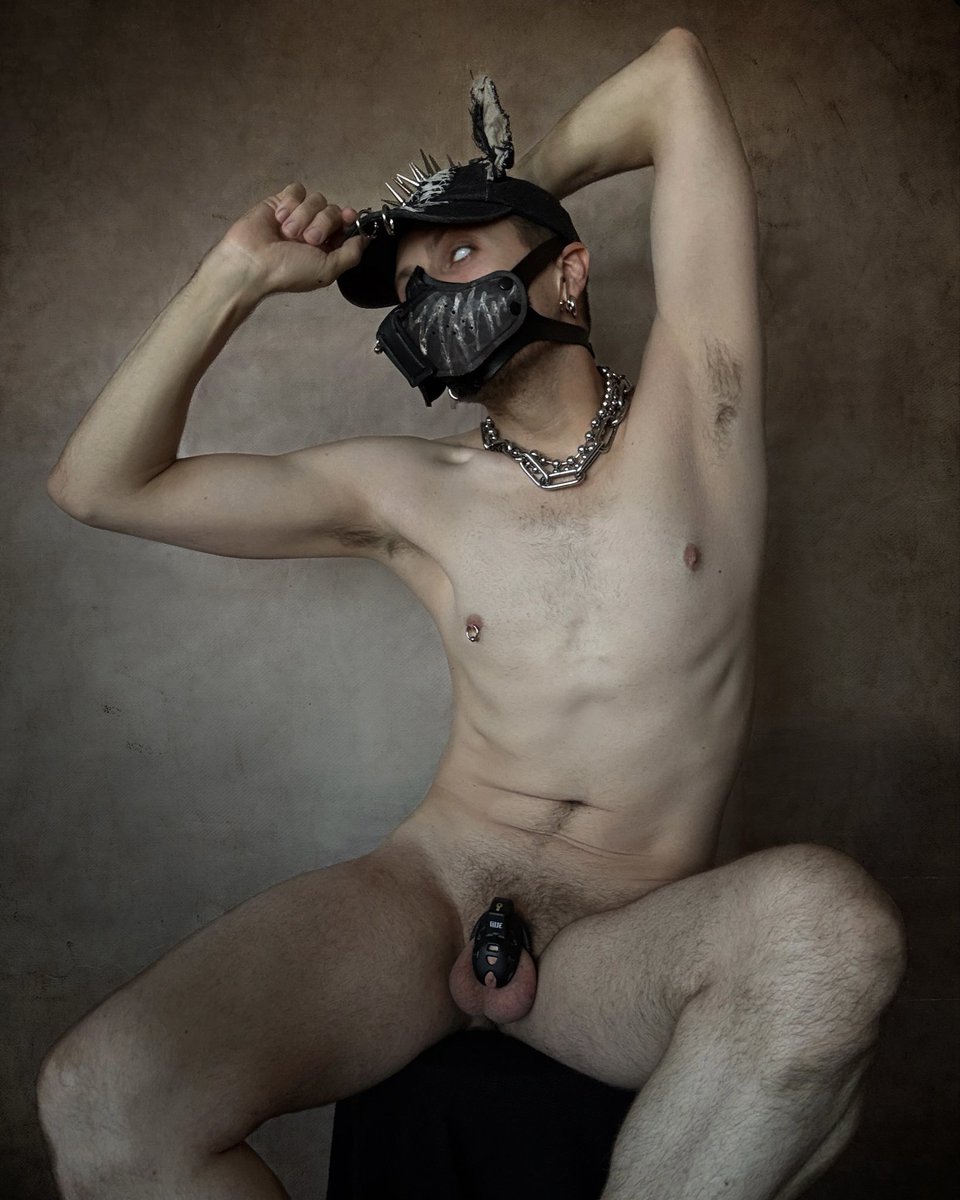 AazarHavas's tweet photo. To lock up your manhood will reset your mind: no more thoughts, just the feral desire to serve other men! https://t.co/VkFyOHZzu5