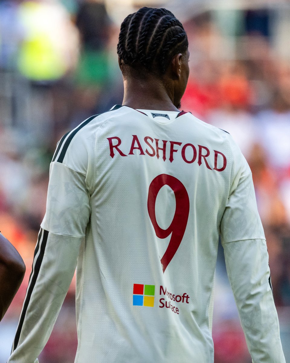 brfootball's tweet photo. Marcus Rashford represents Manchester United for the first time since December 2024 👹 https://t.co/JxQVP94dUT