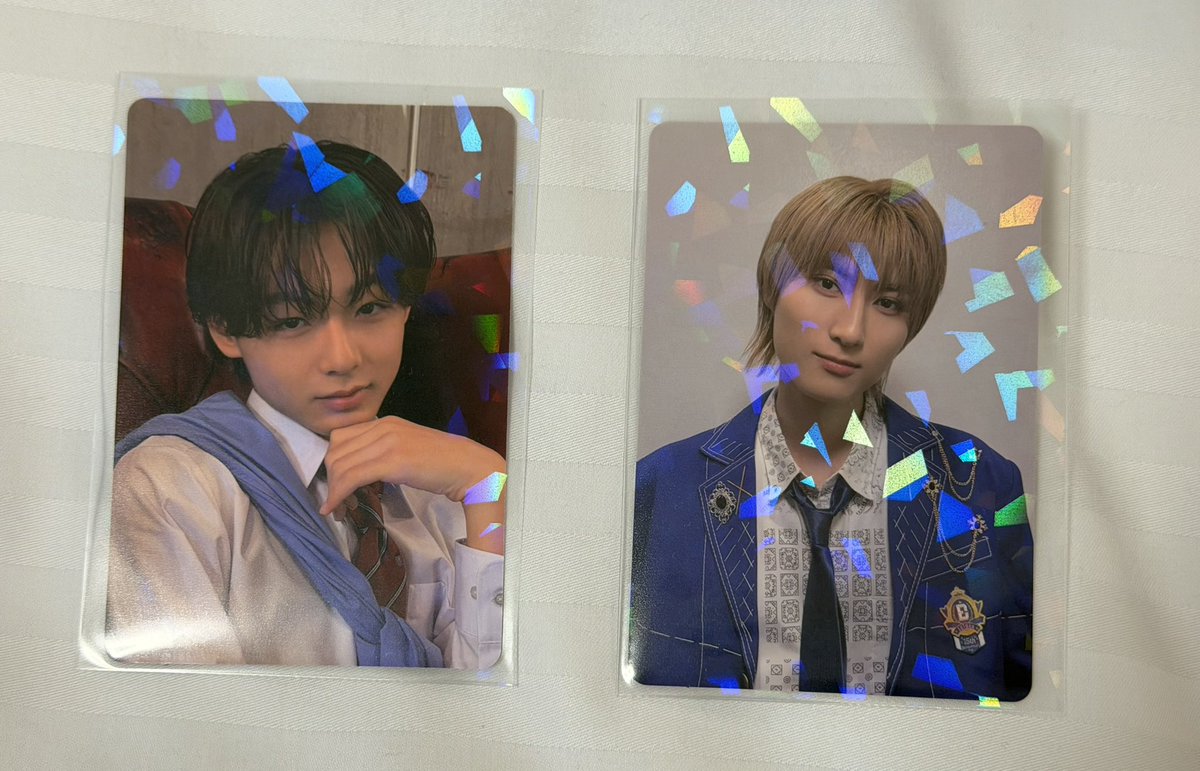 TiNo_1115's tweet photo. 【交換】エビライ EBiDAN 両面トレカ FC ファンクラブブース

譲▶︎EBiDAN style YUMA、飯島颯
       Heroes style REI、三戸琳仁

求▶︎タカシ、千田波空斗

エビライ8/16会場手渡し交換or郵送
お気軽にお声掛けください🙇 https://t.co/EjXobSjBI9