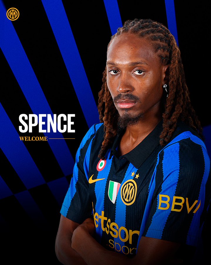 Inter_en's tweet photo. A serious talent joins the Nerazzurri 🖤💙
Welcome, Spence 🫡

👉 https://t.co/7HeTlUBi3z https://t.co/13sbbOJZxL