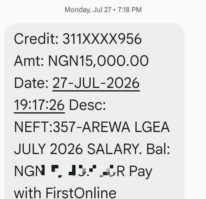 moderate_ustaz's tweet photo. Salary of a teacher in Kebbi state 😭💔 https://t.co/TqPmpuRY23