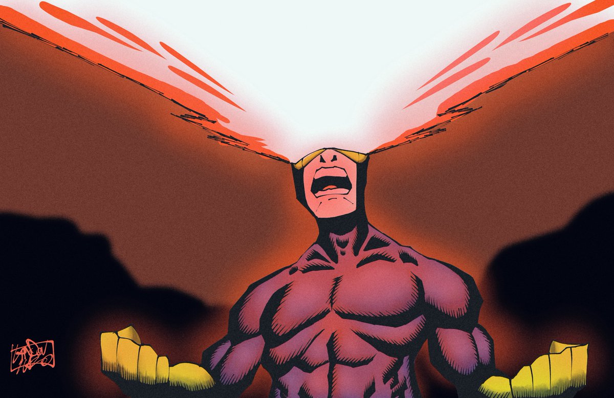 silentblodiant's tweet photo. Behold! OPTIC BLAST!!
#marvel 
#cyclops 
#xmen 
#art 
#digitalartㅤㅤㅤㅤ https://t.co/u6B8p5vtcx