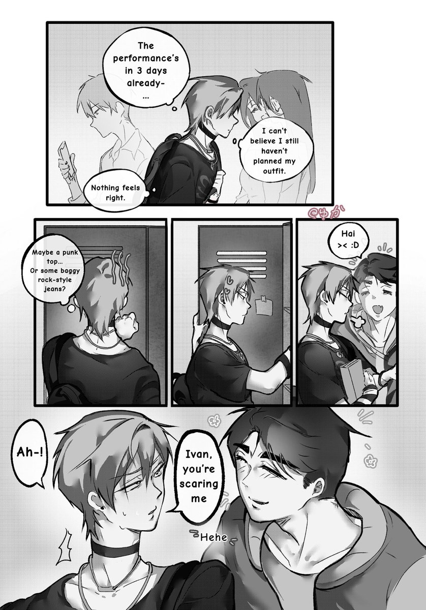 yukaree06's tweet photo. 『A small present 』 - JockEmo AU

1/3

Read L -> R
( #ivantill #ALNST ) https://t.co/NXk7K7uykU