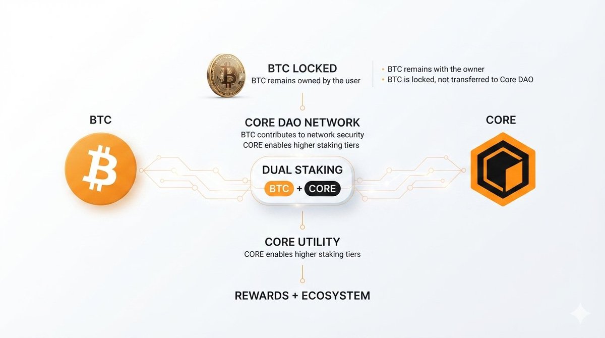 jiho10076's tweet photo. This is what makes Core different. 🔥
Bitcoin stays under its owner's control, while $BTC and $CORE work together through Dual Staking.
Proud to be part of Core 🔶️
#CoreDAO #CORE #Bitcoin #BTC #DualStaking #BTCFi https://t.co/ImFmxYIzz9