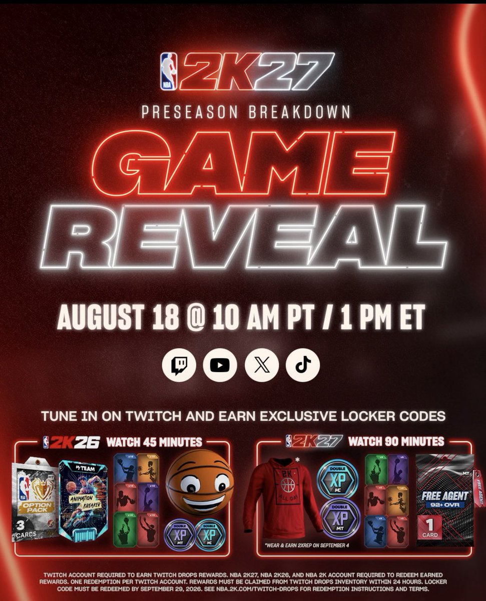 YUHREDACTED's tweet photo. AWWWWW YEAAAAAAA  I’m very thankful for @NBA2K for inviting me for this years community day…yall gonna know me trust 🫡 #NBA2k27 https://t.co/4A2SjrEPq5