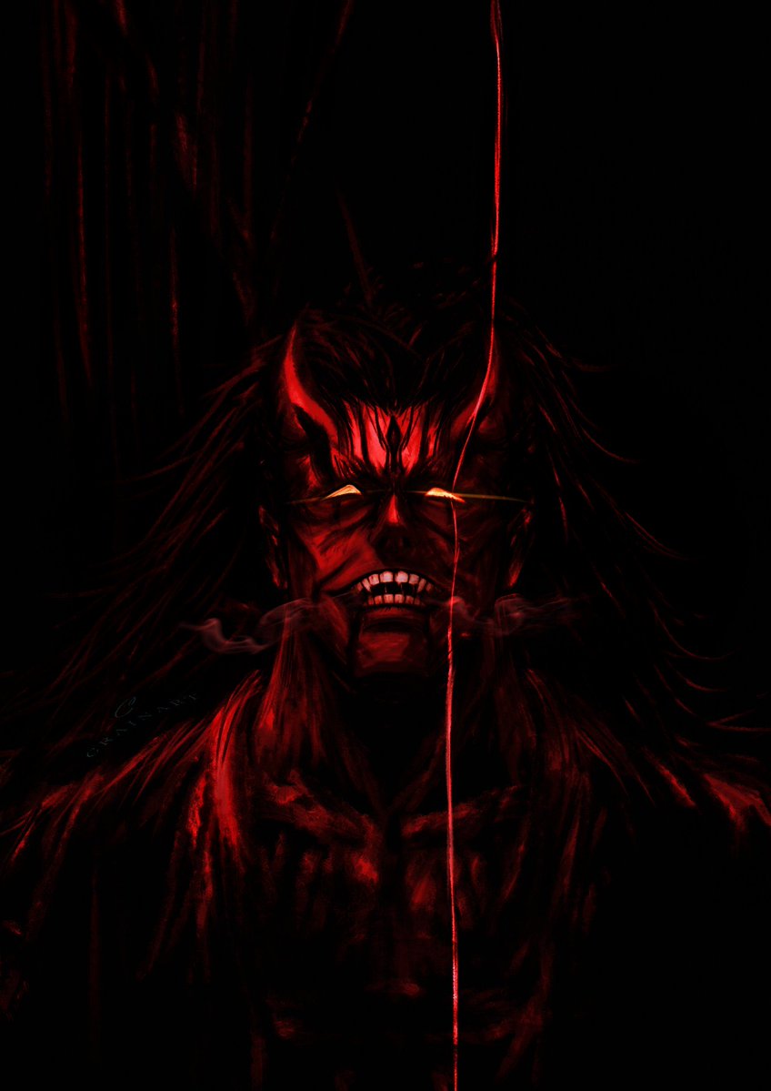 Crain1Art's tweet photo. Kenpachi https://t.co/fskVpBB1Jr